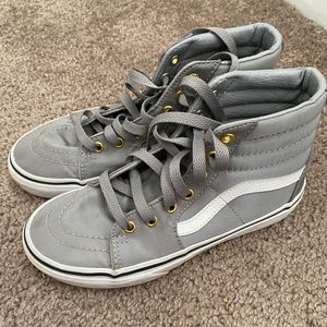 Girls silver vans